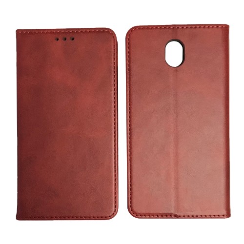 Книжка Black TPU Magnet для Samsung J5 (2017) J530 Червона-0