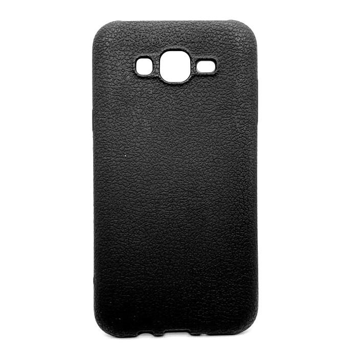 Накладка Leather для Samusung J7 (2015) J700 чорна-0
