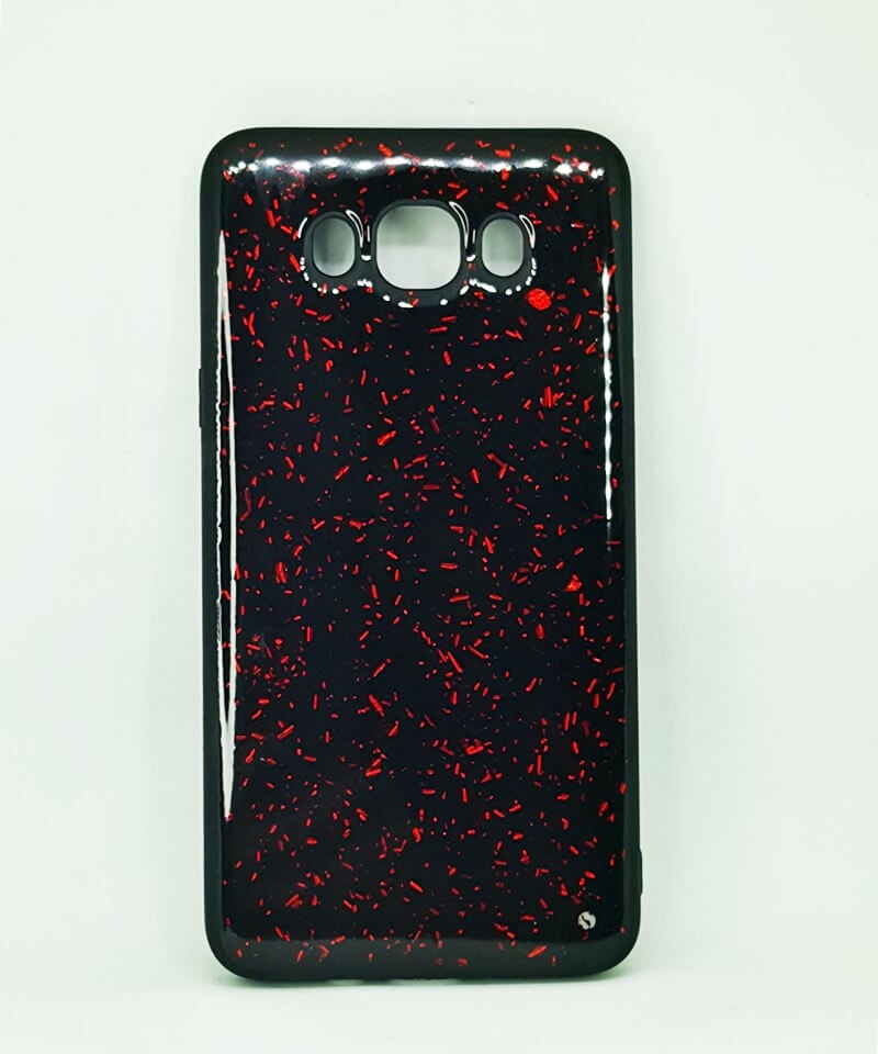Накладка Confetti для Samsung J7 (2016) J710 червоний-0