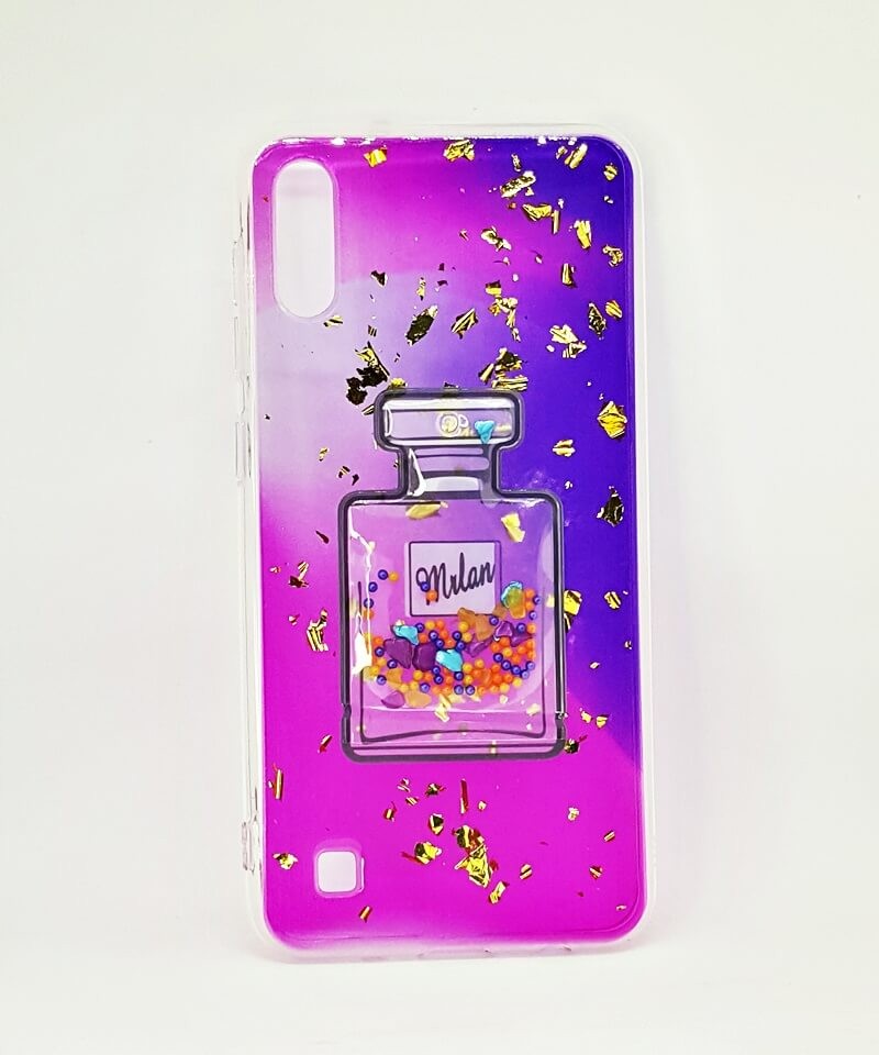 Накладка Multi Color для Samsung M10 "Парфуми" (силікон)-0