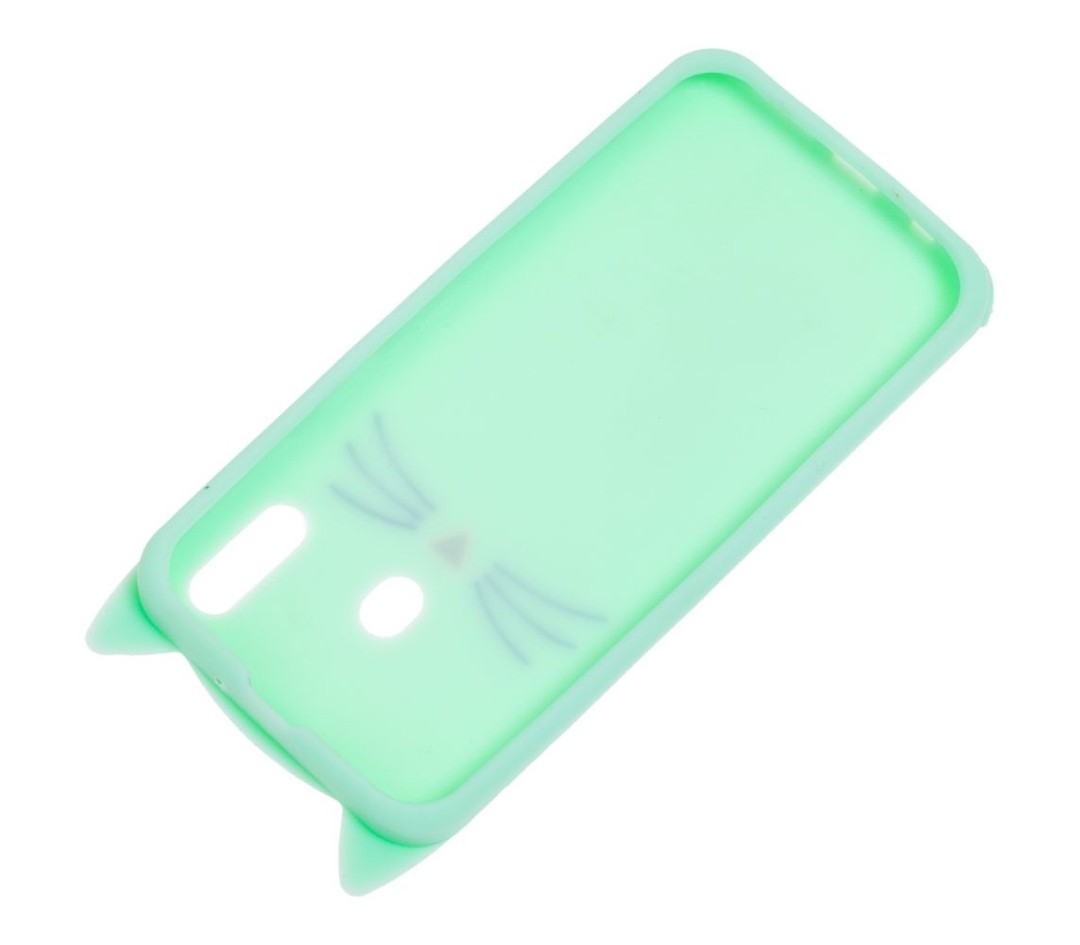 Накладка 3D Cat для Samsung M20 м`ятна-2