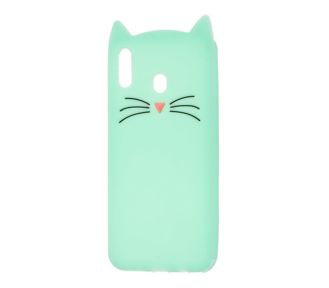 Накладка 3D Cat для Huawei P Smart (2019) POT-LX1 / Honor 10 Lite (HRY-LX1) м`ятна-0