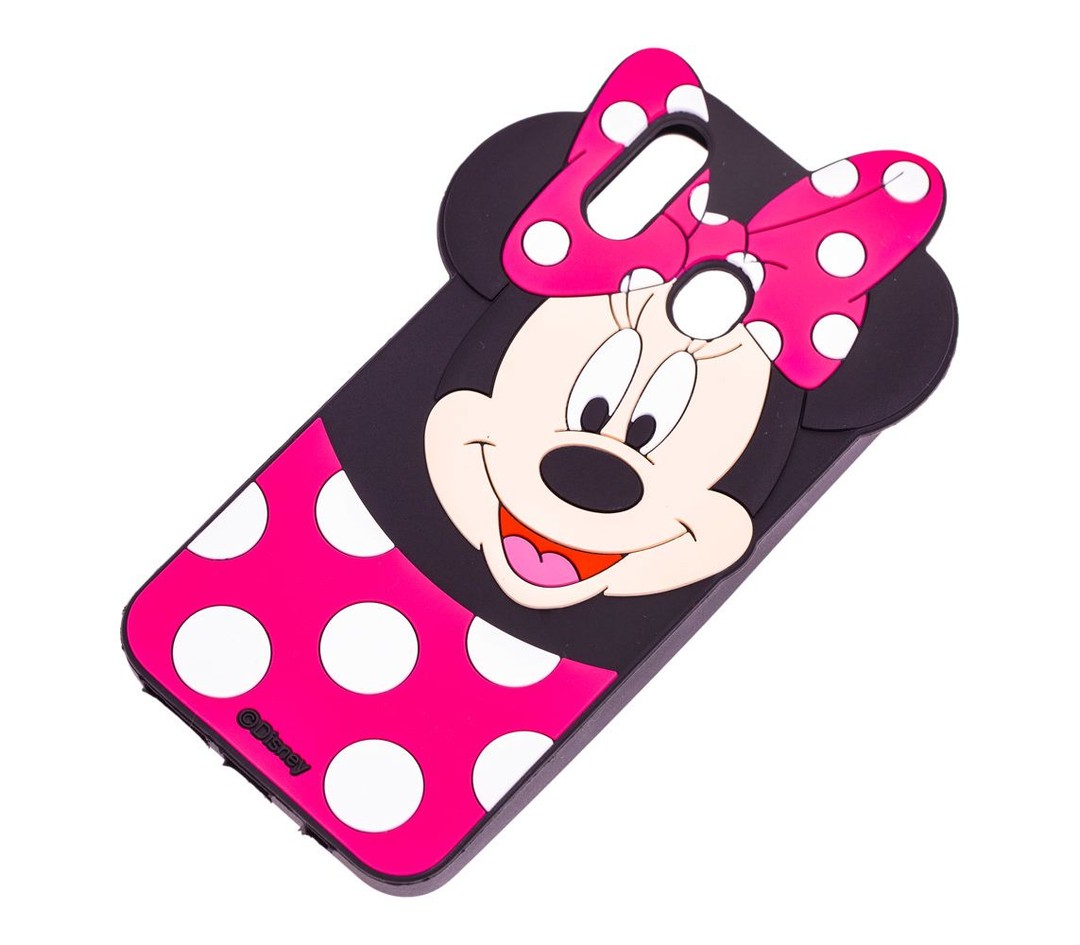 Накладка Mickey Mouse для Samsung M20 рожева-1