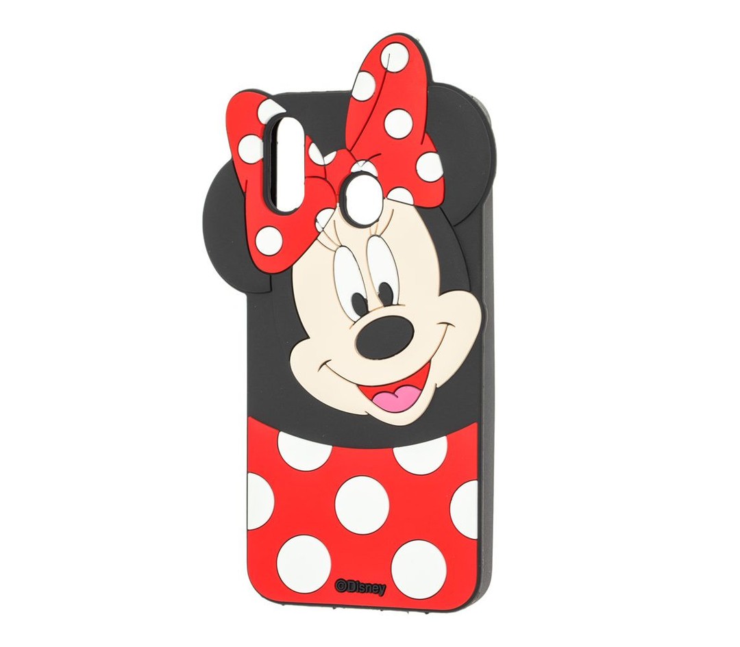 Накладка Mickey Mouse для Samsung M30 червона-0