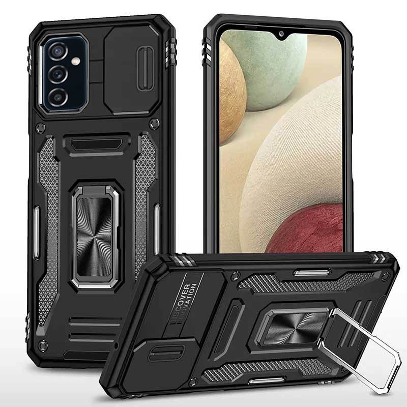 Накладка Camshield Army Ring для Samsung A35/A55 Чорний-0