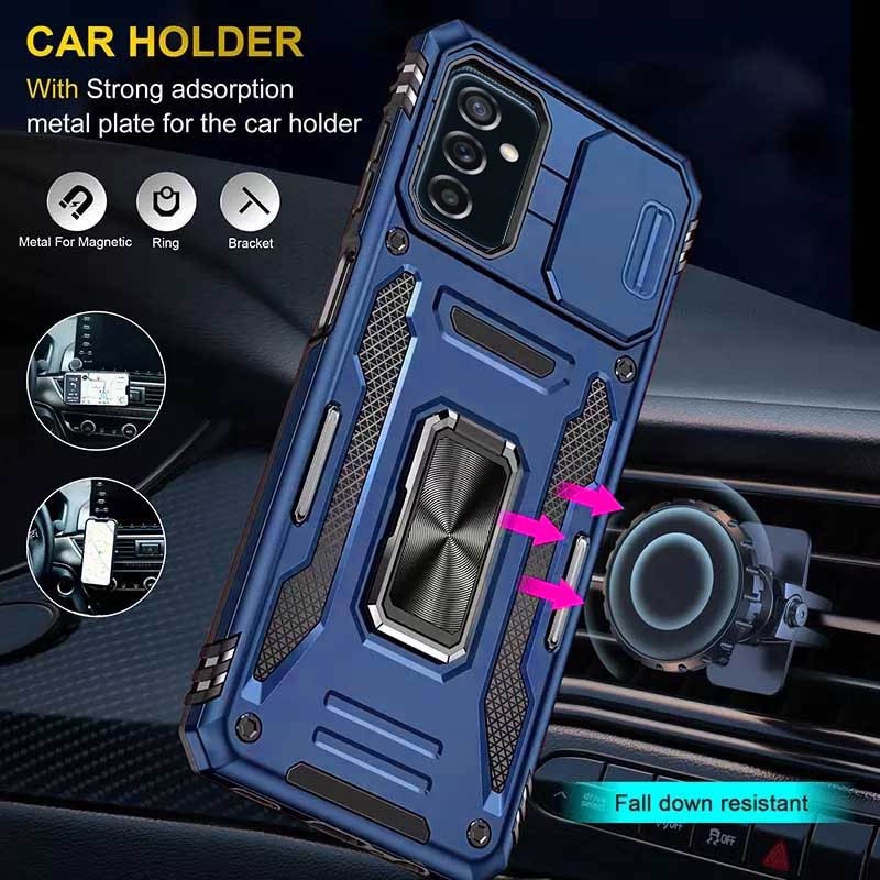 Накладка Camshield Army Ring для Samsung M23/M13 Синій-1