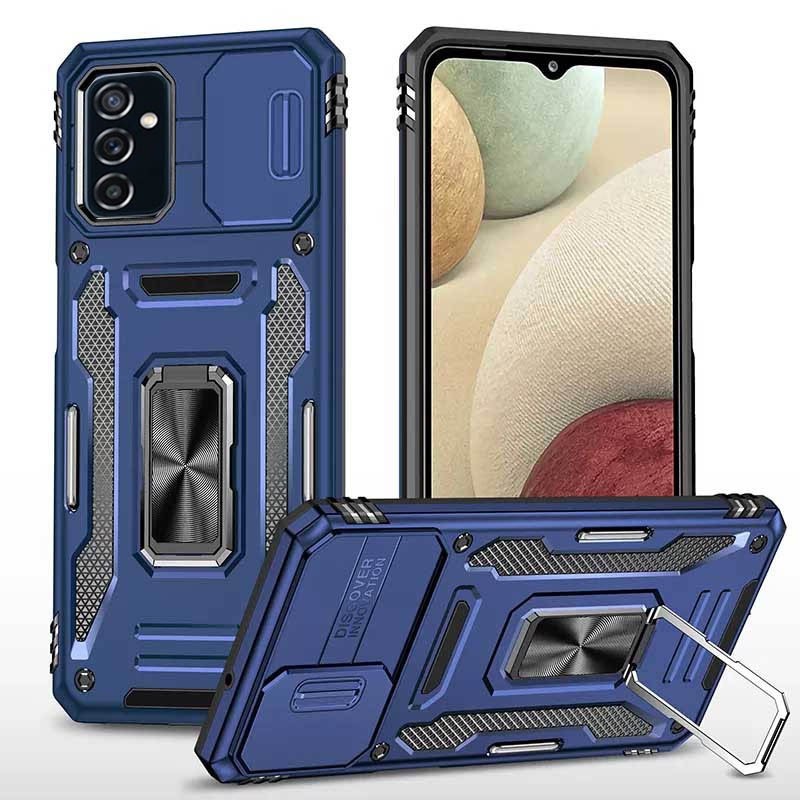 Накладка Camshield Army Ring для Samsung M23/M13 Синій-0