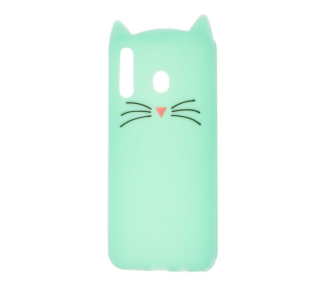 Накладка 3D Cat для Samsung M30 м`ятна-0