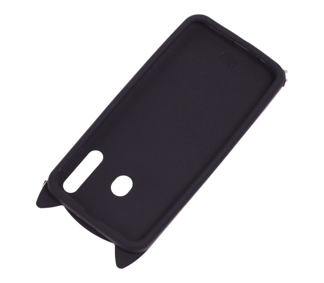 Накладка 3D Cat для Samsung M30 чорна-2