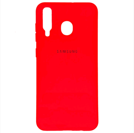Накладка Silicone Case Full для Samsung M30 2019 M305 червоний-0