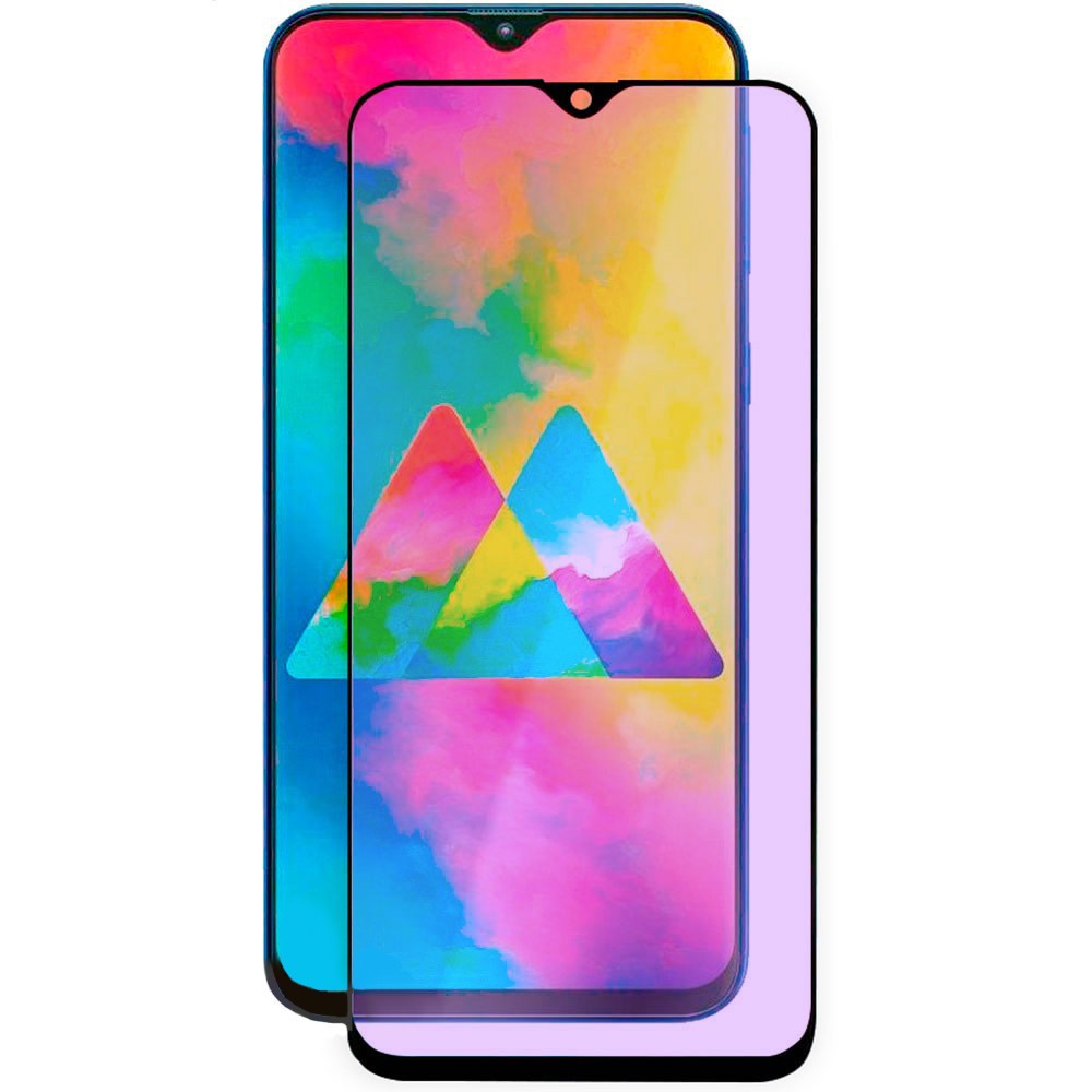 Захисне скло Eye Protection для Samsung M30 з чорною рамкою матове (м`яка упаковка)-0