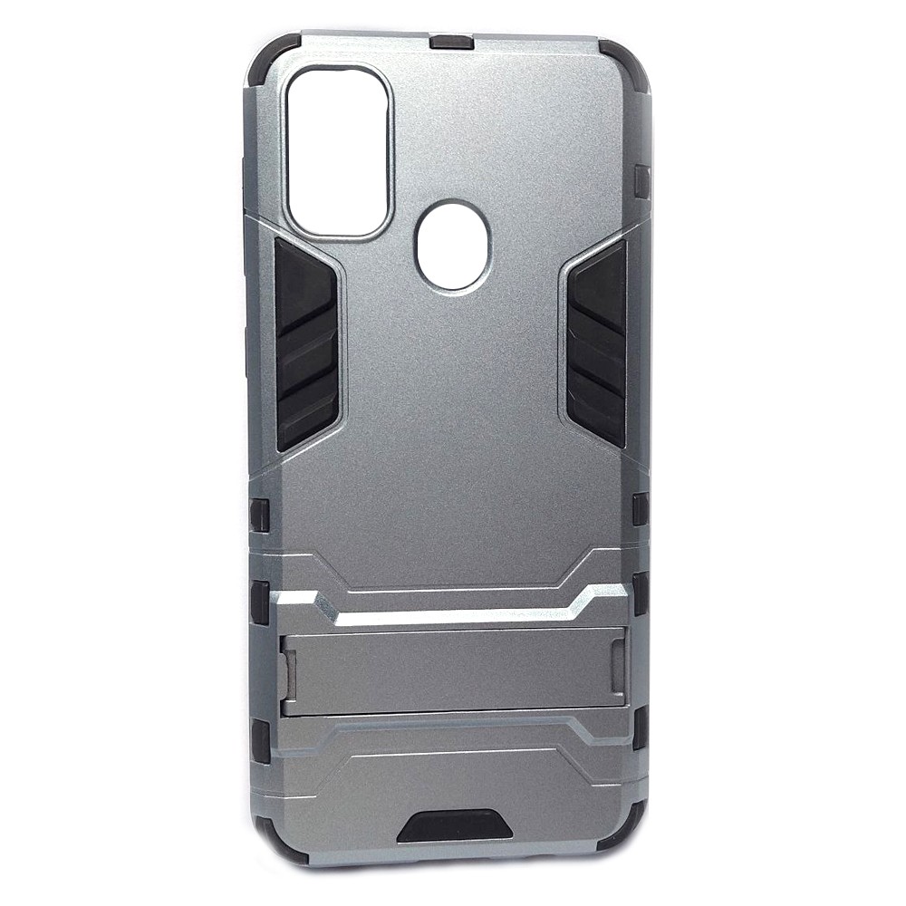 Накладка Hard Defence для Samsung M30s/M21 сіра-0