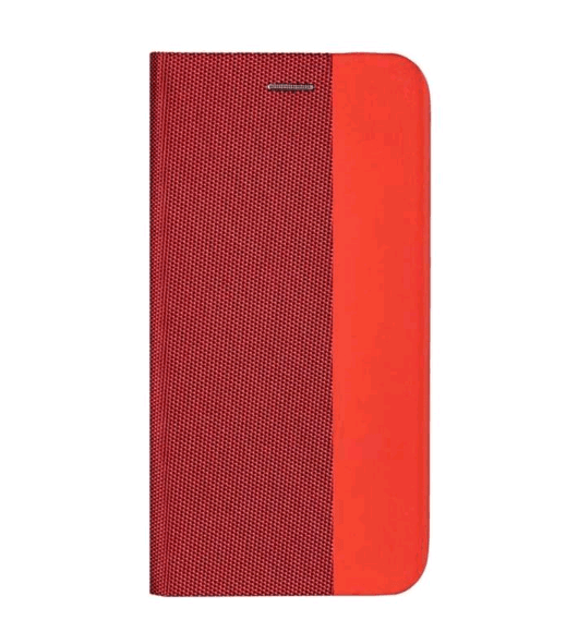 Книжка Gelius Canvas для Xiaomi Redmi Note 8 червона-0