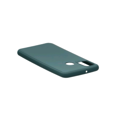 Чохол Full Silicone case для Samsung M30s темно-зелений з логотипом-1