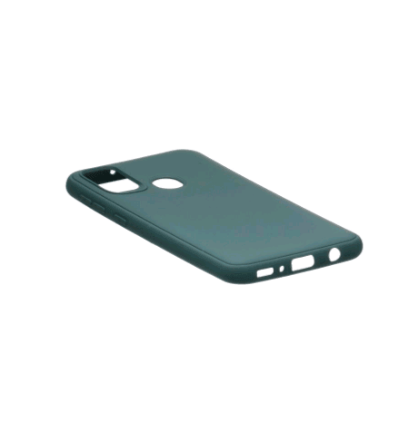 Чохол Full Silicone case для Samsung M30s темно-зелений з логотипом-3