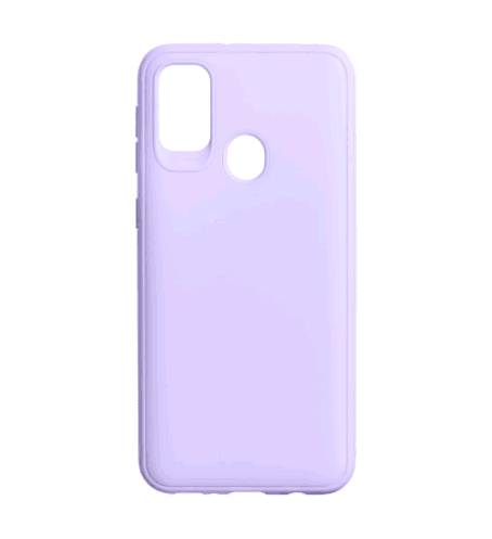 Чохол Full Silicone case для Samsung M30s фіолетовий з логотипом-0