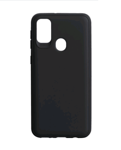 Чохол Full Silicone case для Samsung M30s чорний з логотипом-0