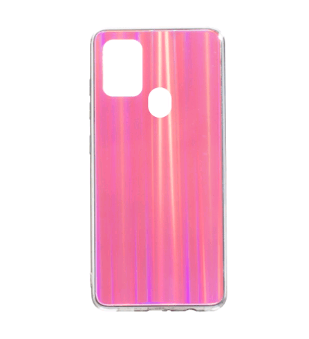 Чохол Holographic для Samsung M30s рожевий-0