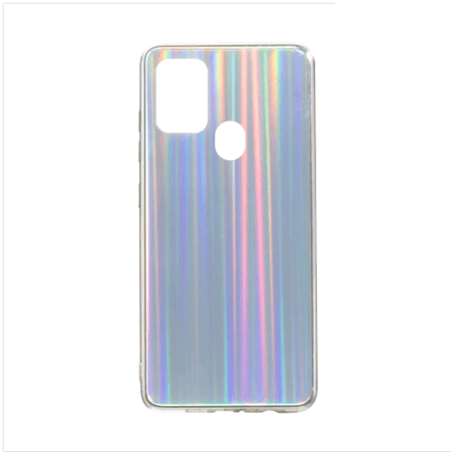 Чохол Holographic для Samsung M30s/M21 срібний-0