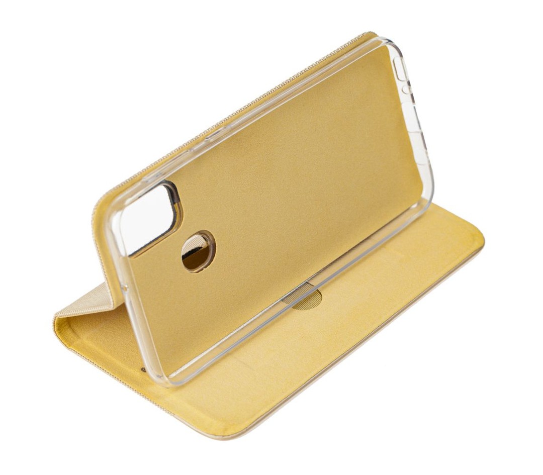 Книжка Gelius Canvas для Samsung M30s золота-2