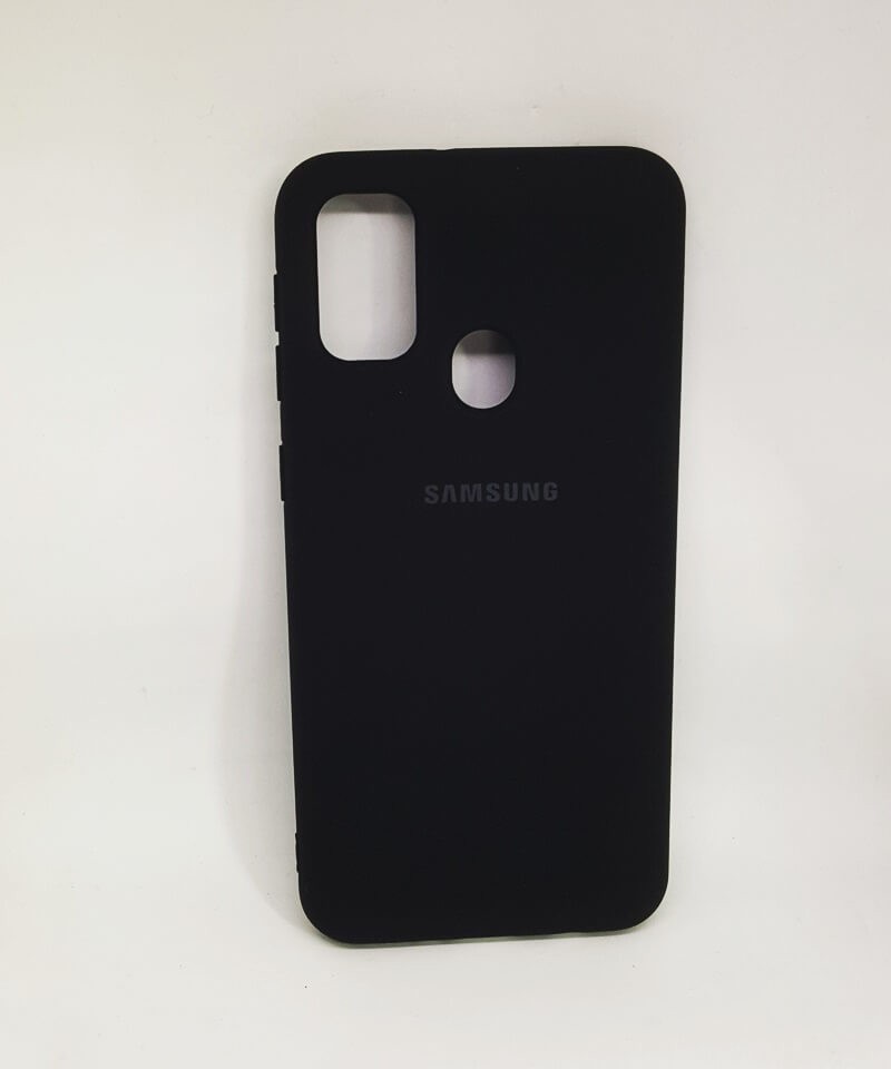Silicone Case для Samsung M30s/M21 чорний-0