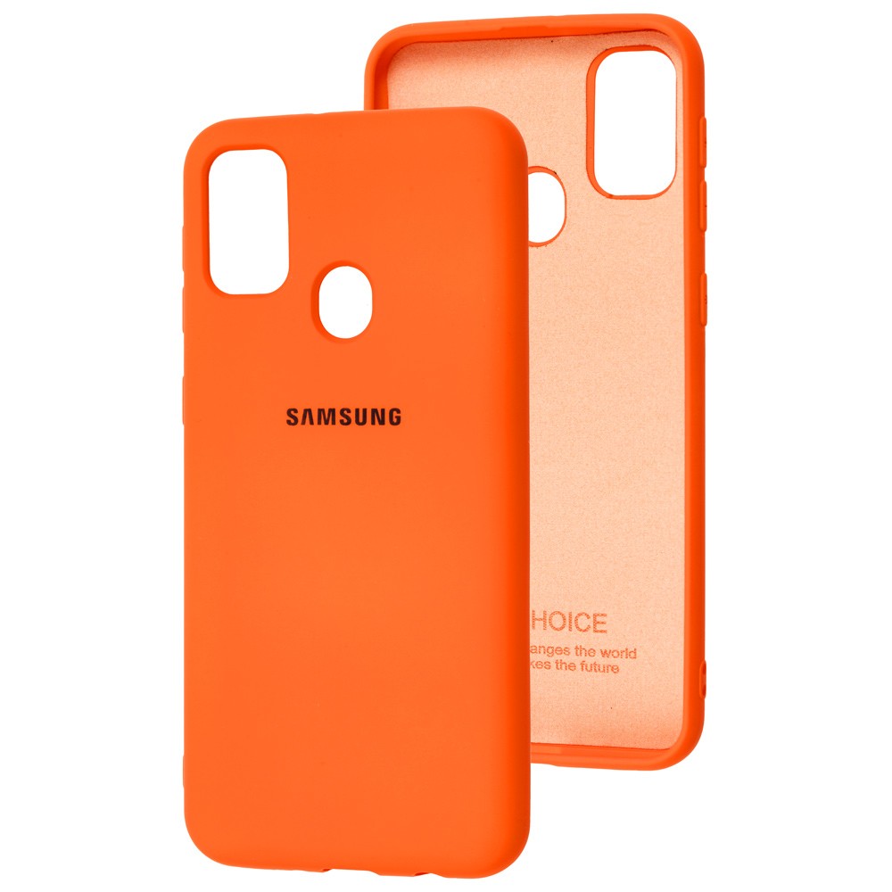 Silicone Case для Samsung M30s/M21 помаранчевий-0