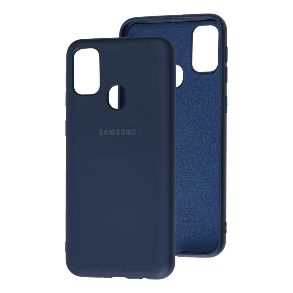 Silicone Case для Samsung M30s/M21 синій-0