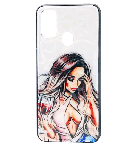 Накладка Ladies для Samsung M30s/M21 "Sexy girl"-0