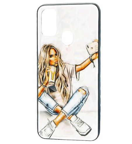 Накладка Ladies для Samsung M30s/M21 "Selfie"-0
