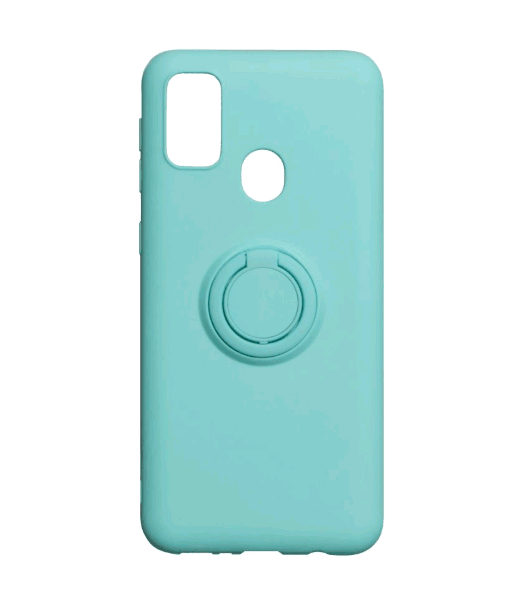 Накладка ColorRing з кільцем для Samsung M30s/M21 бірюзова-0