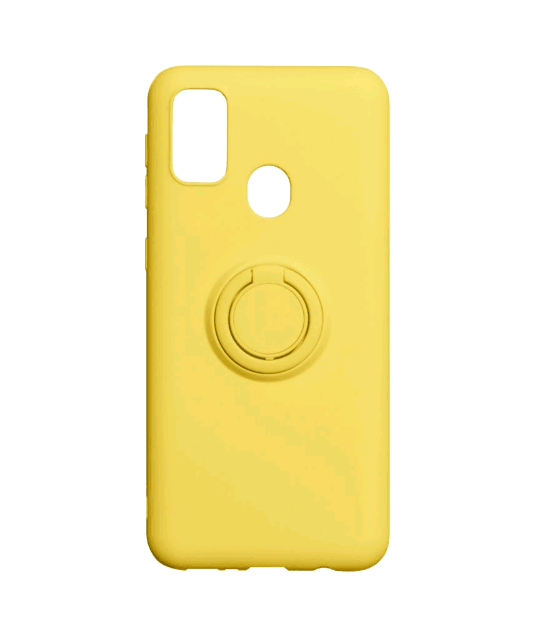 Накладка ColorRing з кільцем для Samsung M30s/M21 жовта-0