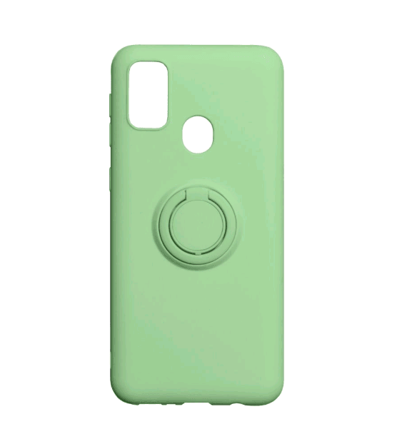 Накладка ColorRing з кільцем для Samsung M30s/M21 зелена-0