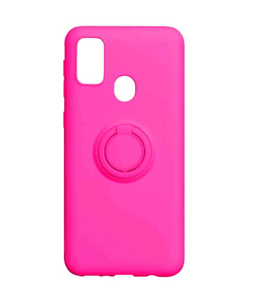 Накладка ColorRing з кільцем для Samsung M30s/M21 рожева-0