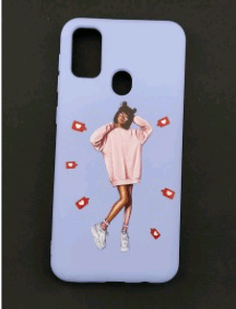 Накладка Silicone ART для Samsung M30s/M21 "Lady Like"-0