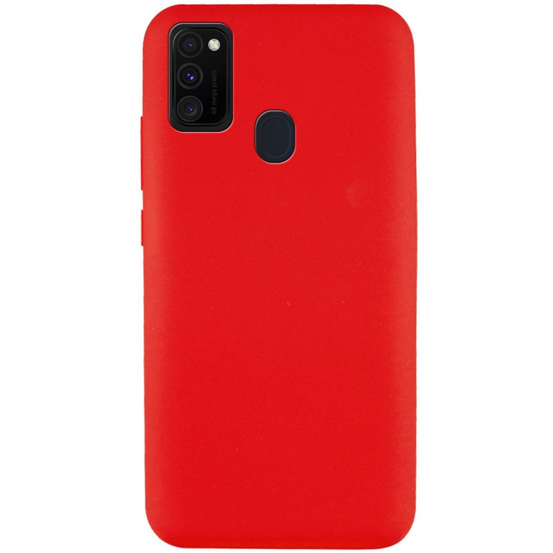 Silicone Cover Full without Logo (A) для Samsung M30s/M21 (Red)-0