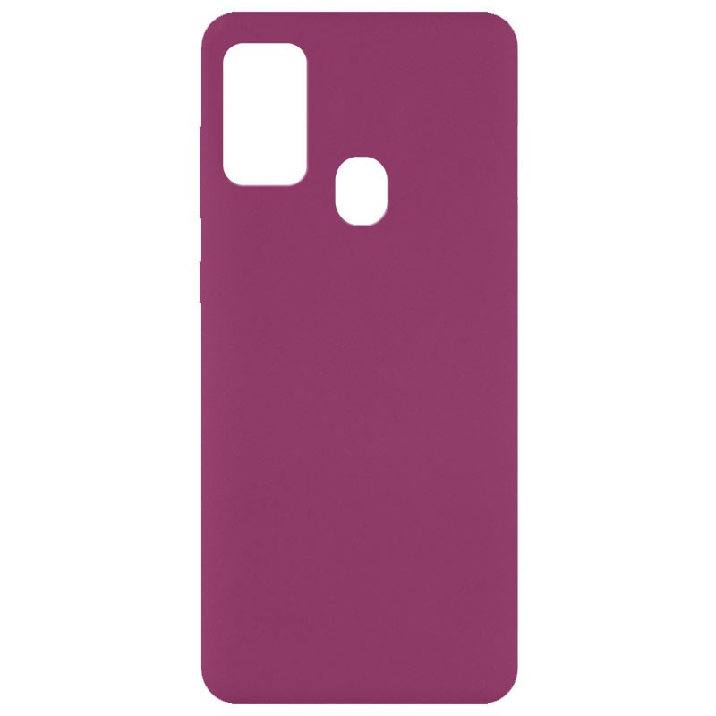 Silicone Cover Full without Logo (A) для Samsung M30s/M21 (Marsala)-0