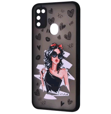 WAVE Cartoon Case Samsung M30s/M21 (little black dress)-0