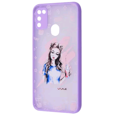 WAVE Cartoon Case Samsung M30s/M21  (girly lifestyle)-0