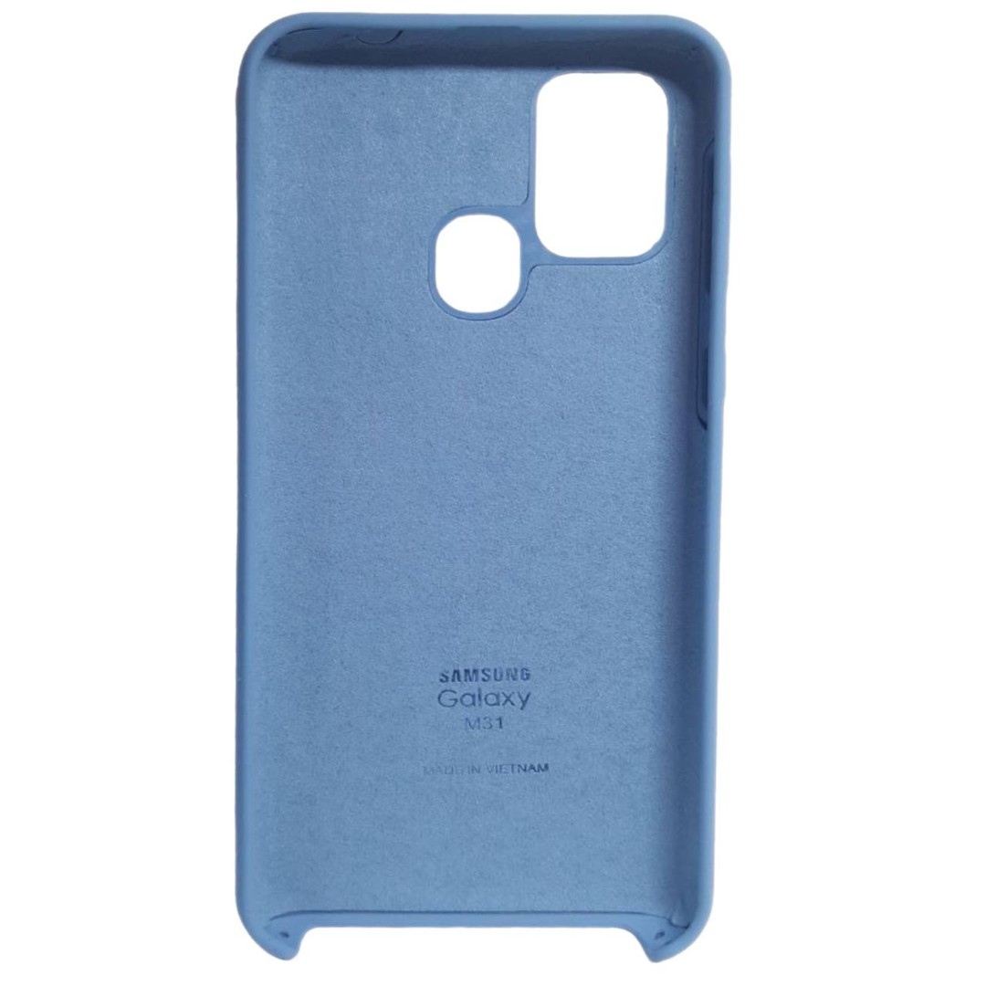 Silicone Case для Samsung M31/M21/M30s Denim blue-1