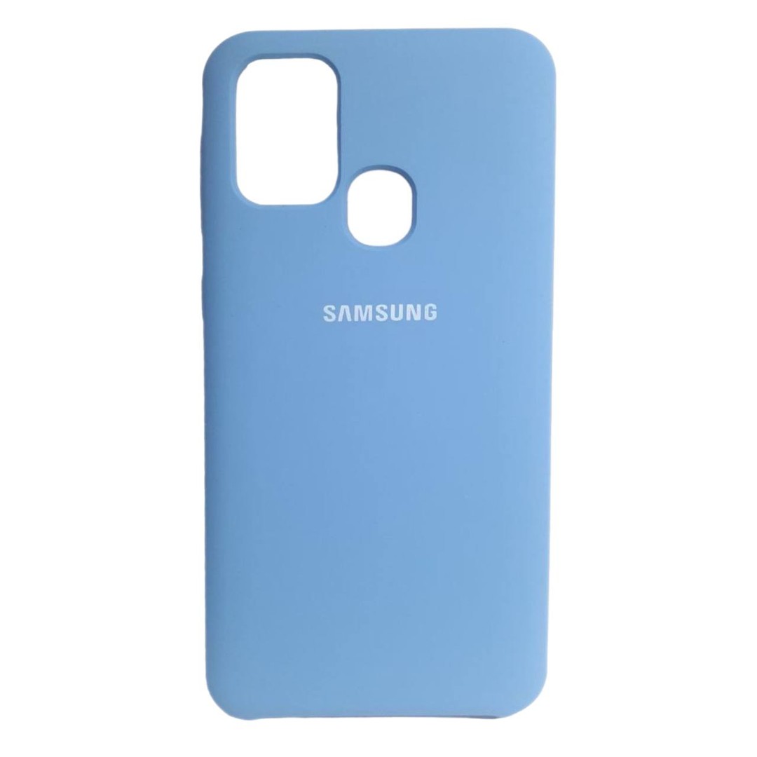 Silicone Case для Samsung M31/M21/M30s Denim blue-0