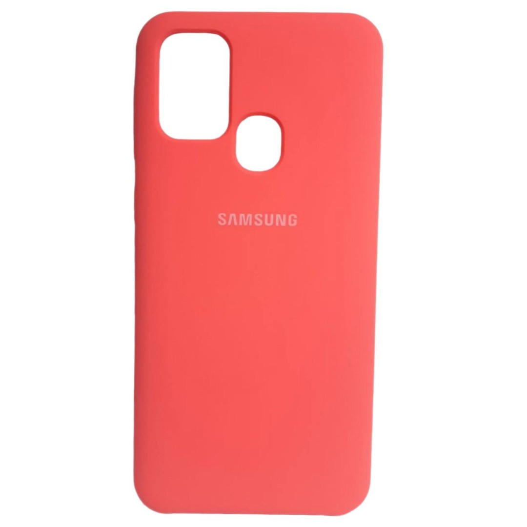 Silicone Case для Samsung M31/M21/M30s Pink-0