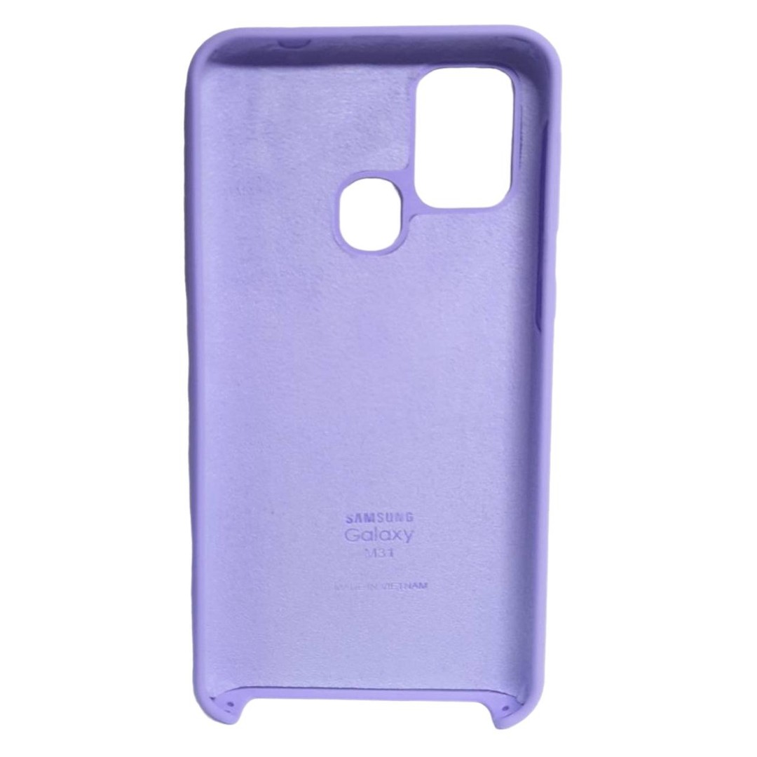Silicone Case для Samsung M31/M21/M30s Light Purple-1