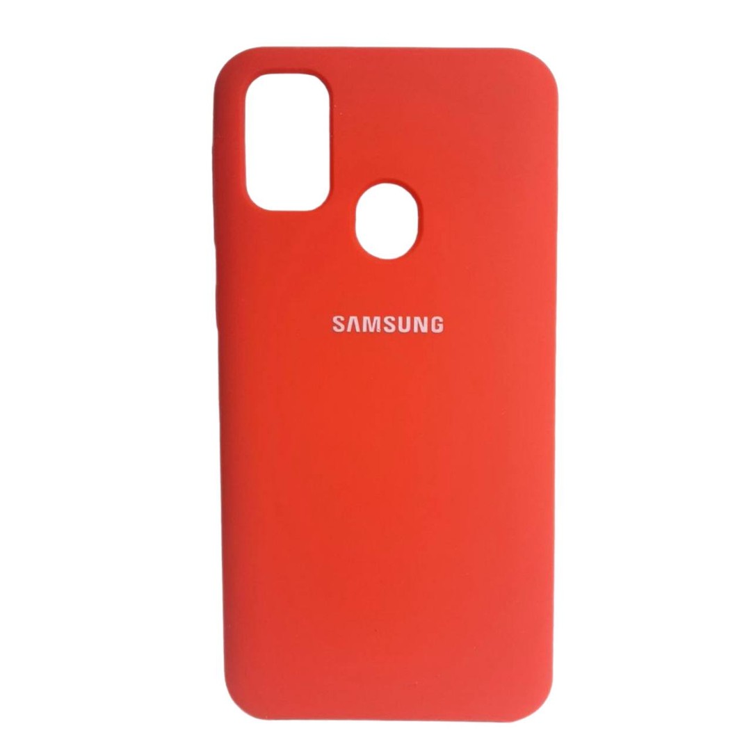 Silicone Case для Samsung M31/M21/M30s Red-0