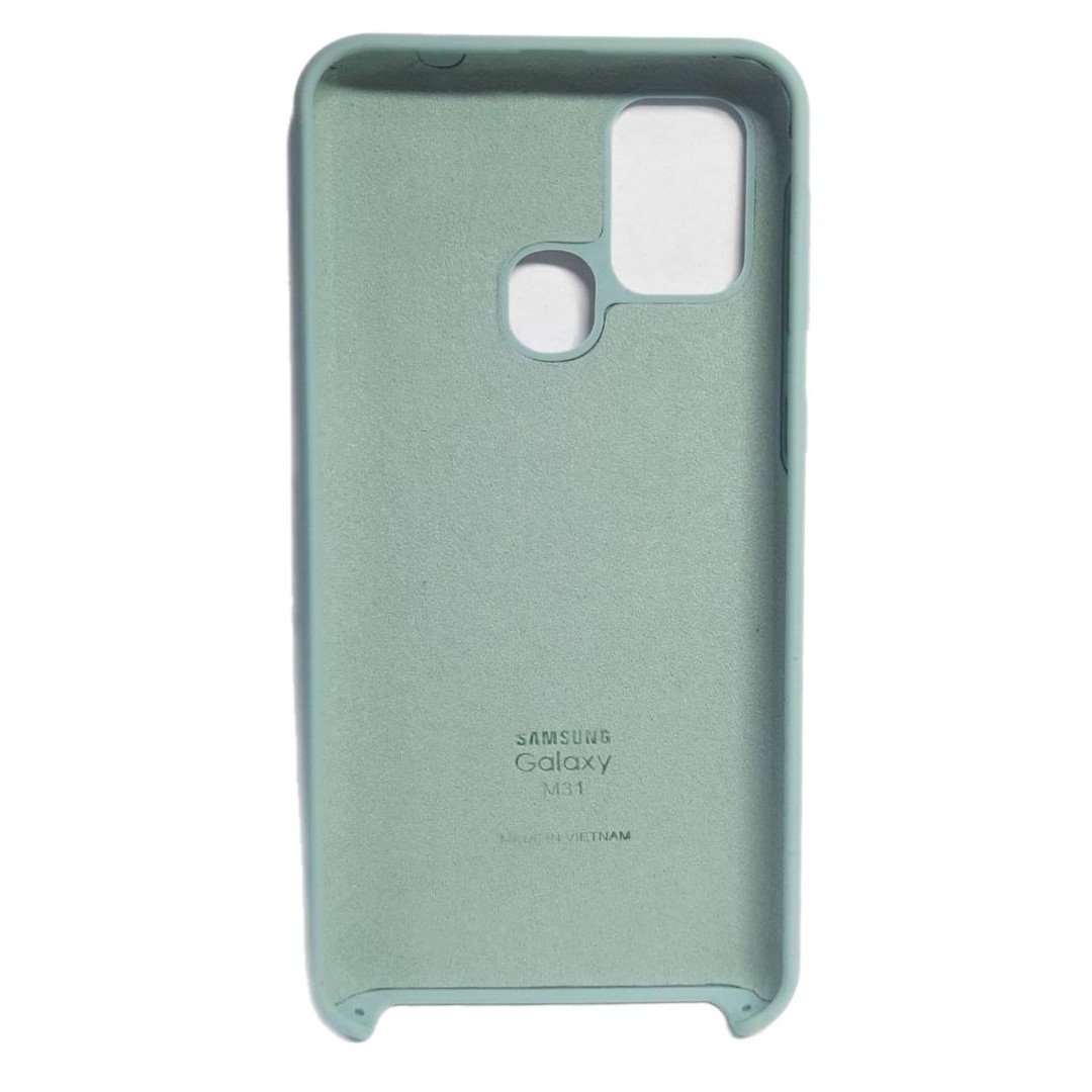 Silicone Case для Samsung M31/M21/M30s Blue sky-1