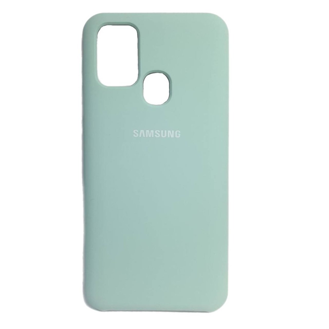 Silicone Case для Samsung M31/M21/M30s Blue sky-0