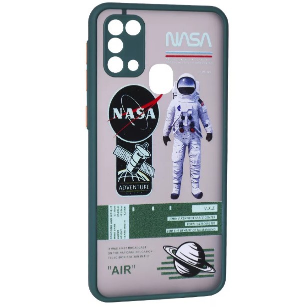 Накладка Totu Gingle Print для Samsung M31 Nasa (Green)-0