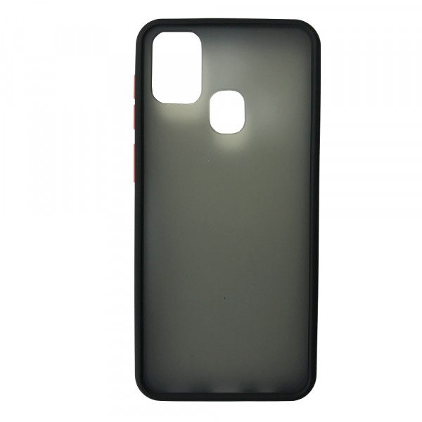 Накладка Totu Gingle для Samsung M31 чорний з червоними кнопками-0