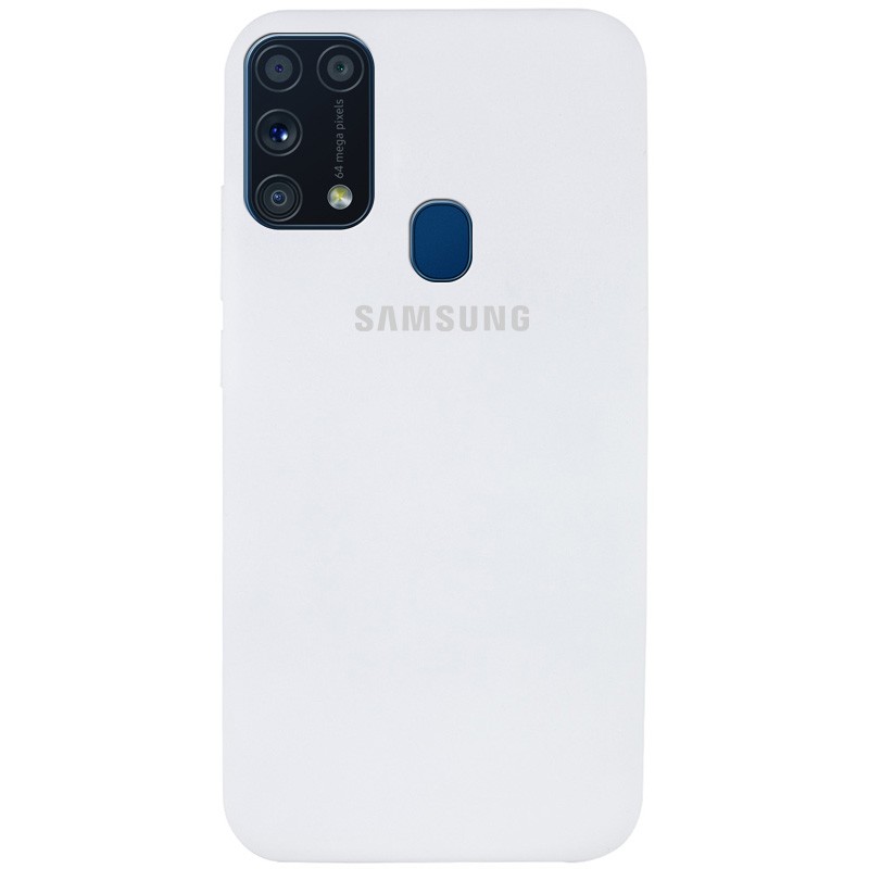 Silicone Cover Full Protective для Samsung Galaxy M31 (White)-0