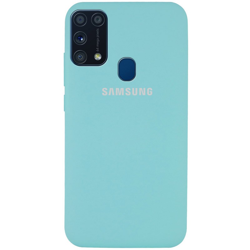 Silicone Cover Full Protective для Samsung Galaxy M31 (Ice Blue)-0
