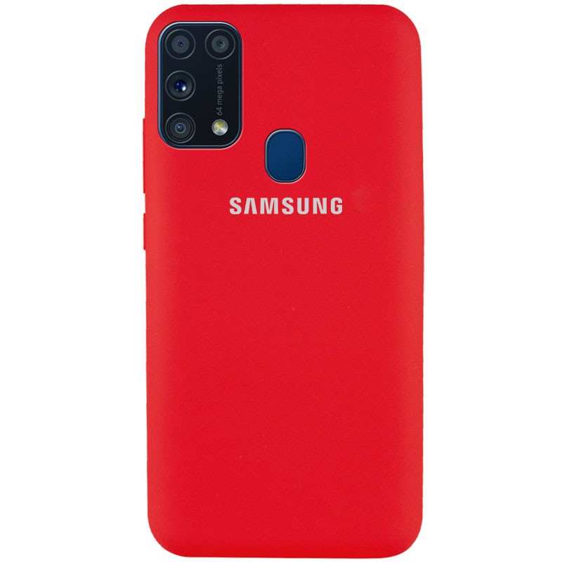 Silicone Cover Full Protective для Samsung Galaxy M31  (Red)-0